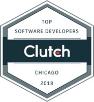 Clutch Award for top software developers Chicago 2018