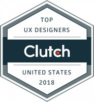 Clutch Award for top UX designers 2018